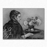 Borrowed Robe
Charcoal on toned paper