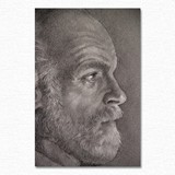 David (closeup)
Charcoal on toned paper