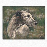 Gentle When Stroked
Colored Inks on Scratchboard, SOLD